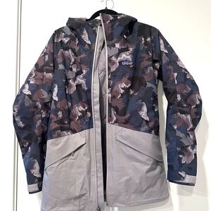 Patagonia Insulated Snowbelle Jacket, Maple Camo/Violet - XS
